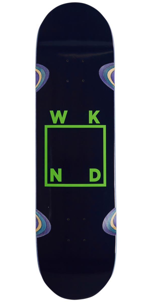 WKND Logo Wheel Wells Skateboard Deck - Navy/Green - 8.25