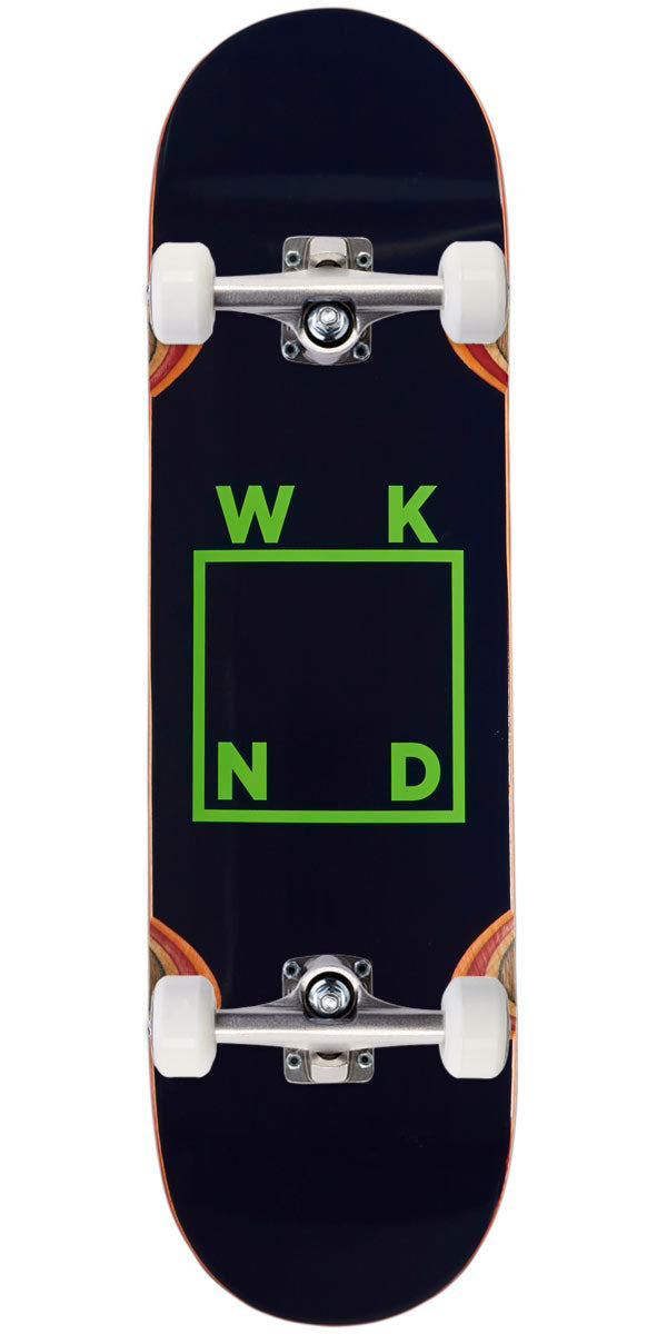 WKND Logo Wheel Wells Skateboard Complete - Navy/Green - 8.50
