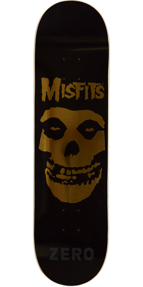 Zero x Misfits Big Fiend Skateboard Deck - Gold - 8.25