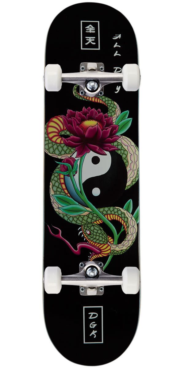 DGK Viper Skateboard Complete - Black - 8.10