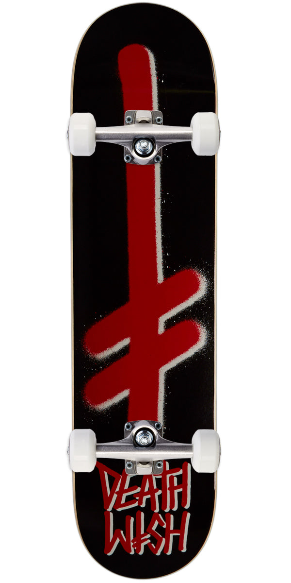Deathwish Gang Logo Mini Skateboard Complete - 7.30
