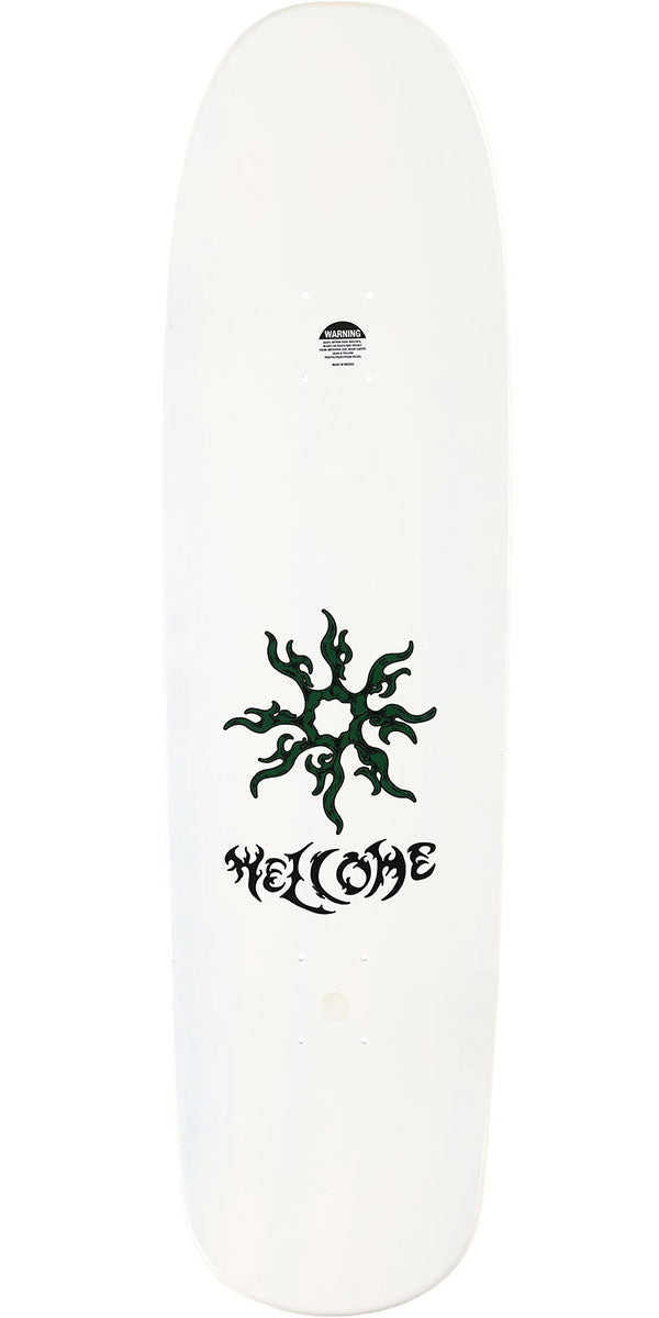 Welcome Swamp Fight Jake Yanko On A Panther Skateboard Deck - White Dip/Black - 9.00