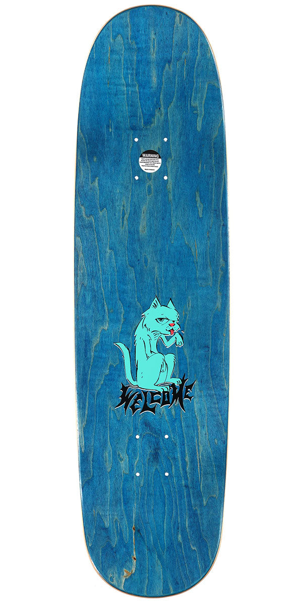 Welcome Purr Pile Nora On A Sphynx Skateboard Complete - Purple Stain - 8.80
