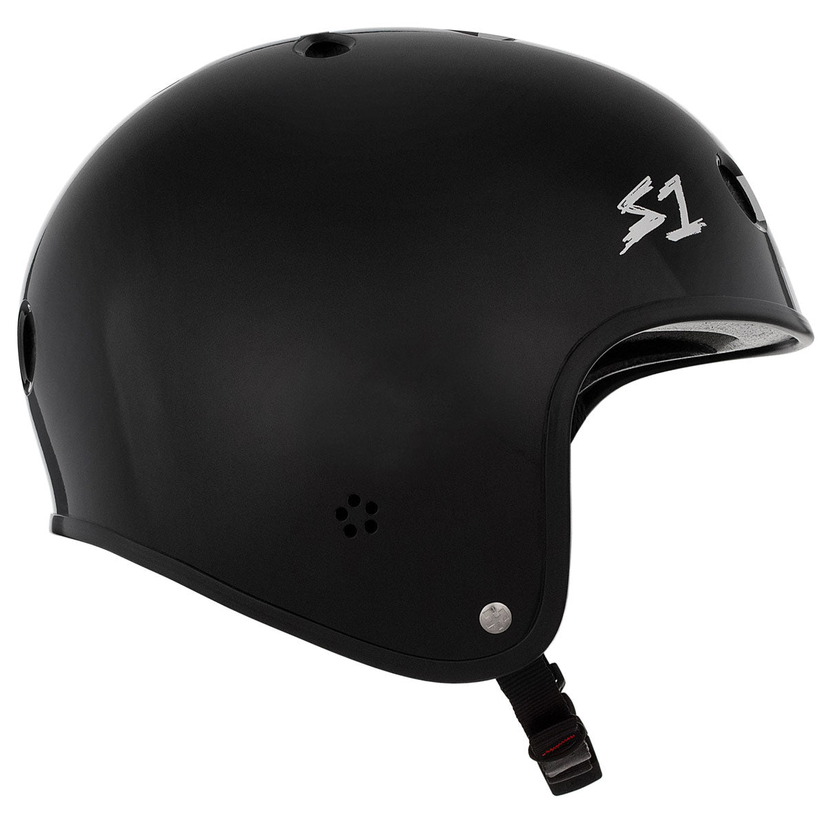 S-One Lifer Retro Helmet - Black Matte Checkers image 2