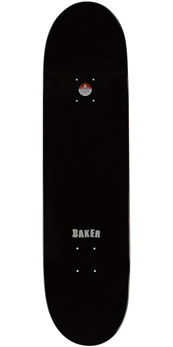 Baker Reynolds Brand Name Skateboard Deck - Black/Blue Dip - 8.25