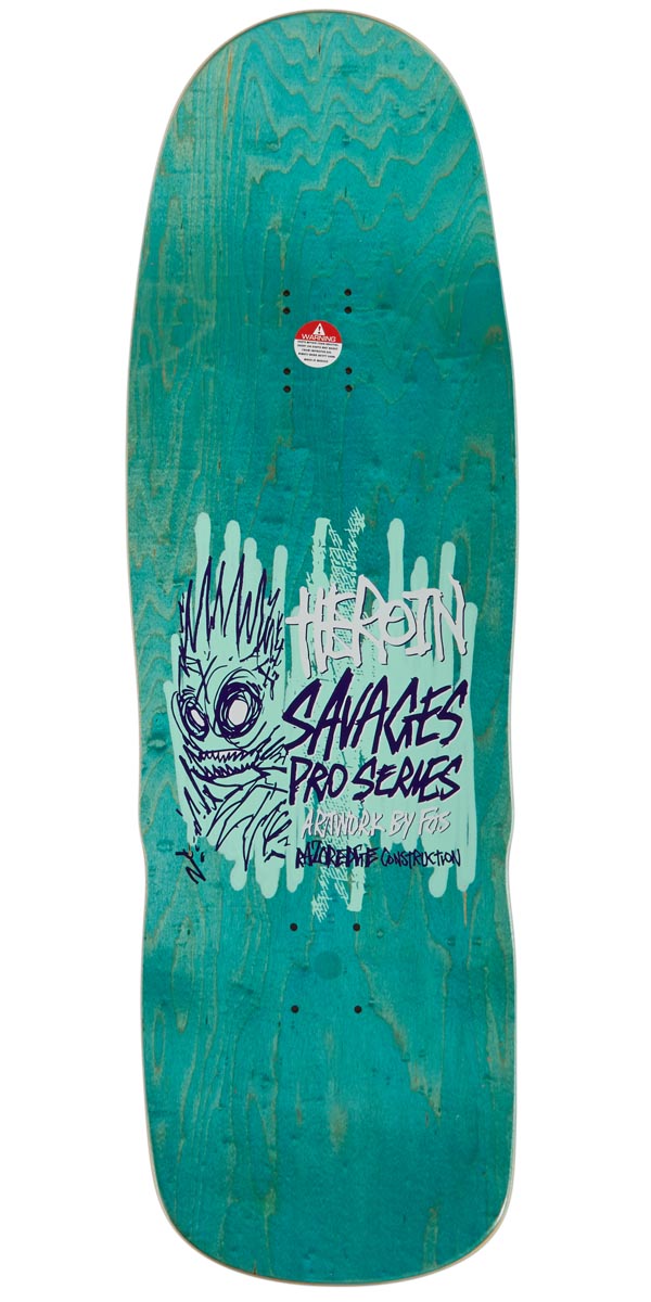 Heroin Dead Dave Savages Skateboard Deck - 10.10