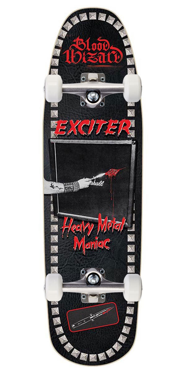 Blood Wizard x Exciter Shaped Skateboard Complete - 9.00