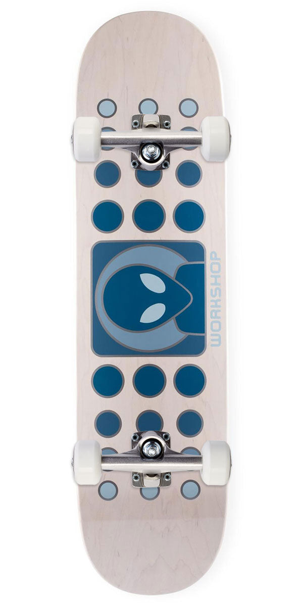 Alien Workshop Dot Fade Twin Skateboard Complete - White Wash - 8.25