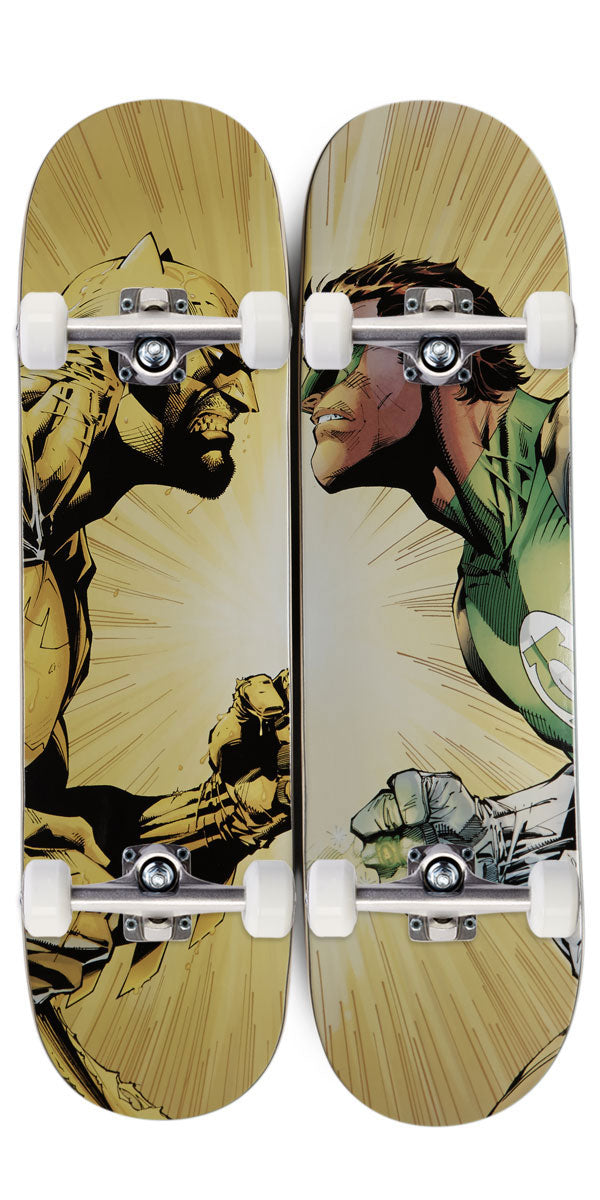 Color Bars x DC Comics Batman Vs Green Lantern 2 Deck Set Skateboard Complete - 8.25