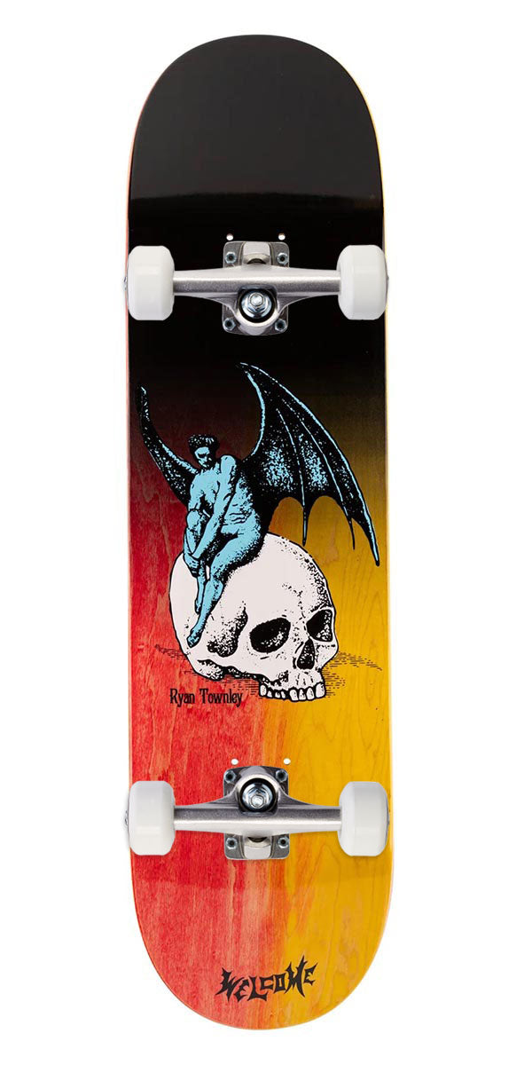 Welcome Nephilim Ryan Townley Skateboard Complete - Black/Fire Stain - 8.25