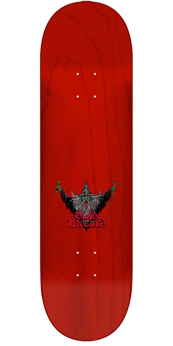 Blood Wizard Flying Wizard Skateboard Complete - Assorted Stains - 8.50