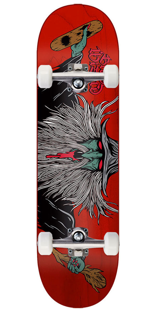 Blood Wizard Flying Wizard Skateboard Complete - Assorted Stains - 8.50