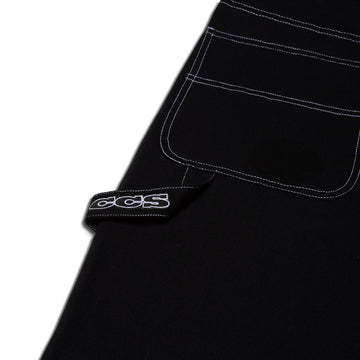 CCS Hammer Loop Canvas Shorts - Black/White