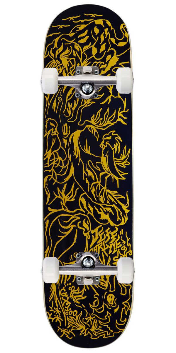 GX1000 Caught In Contentment Carlyle Skateboard Complete - Yellow - 8.125