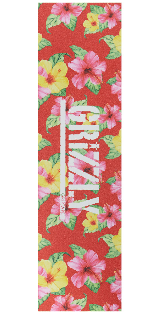 Grizzly Honolulu Grip tape - Red image 1