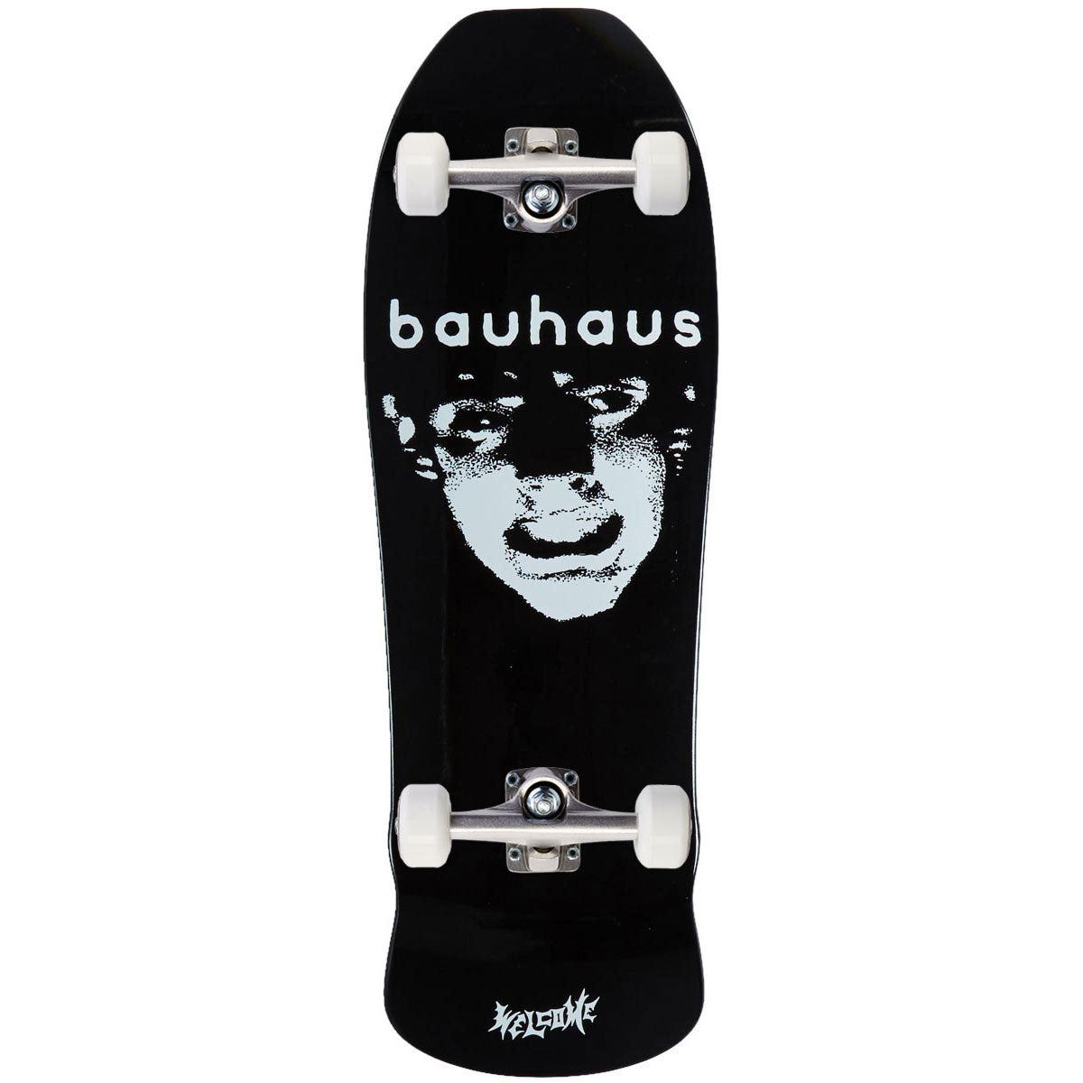 Welcome x Bauhaus Mask On An Early Grab Skateboard Complete - Black Dip - 10.00