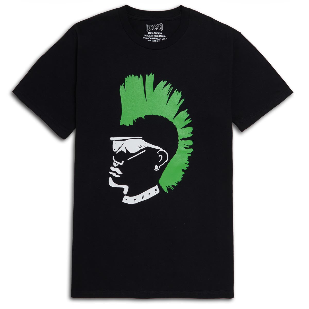 CCS OG Punk T-Shirt - Black/Green image 1