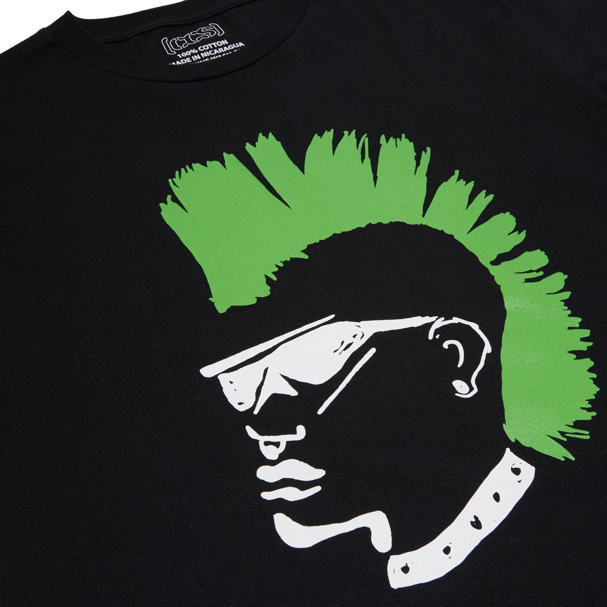 CCS OG Punk T-Shirt - Black/Green image 3