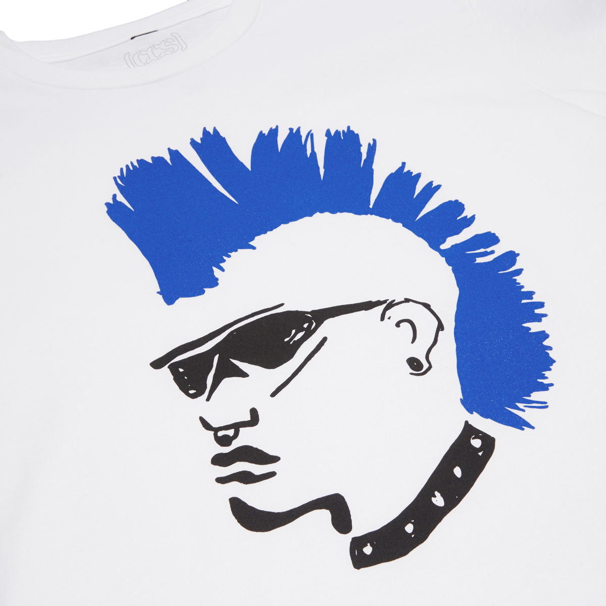 CCS OG Punk T-Shirt - White/Blue image 3