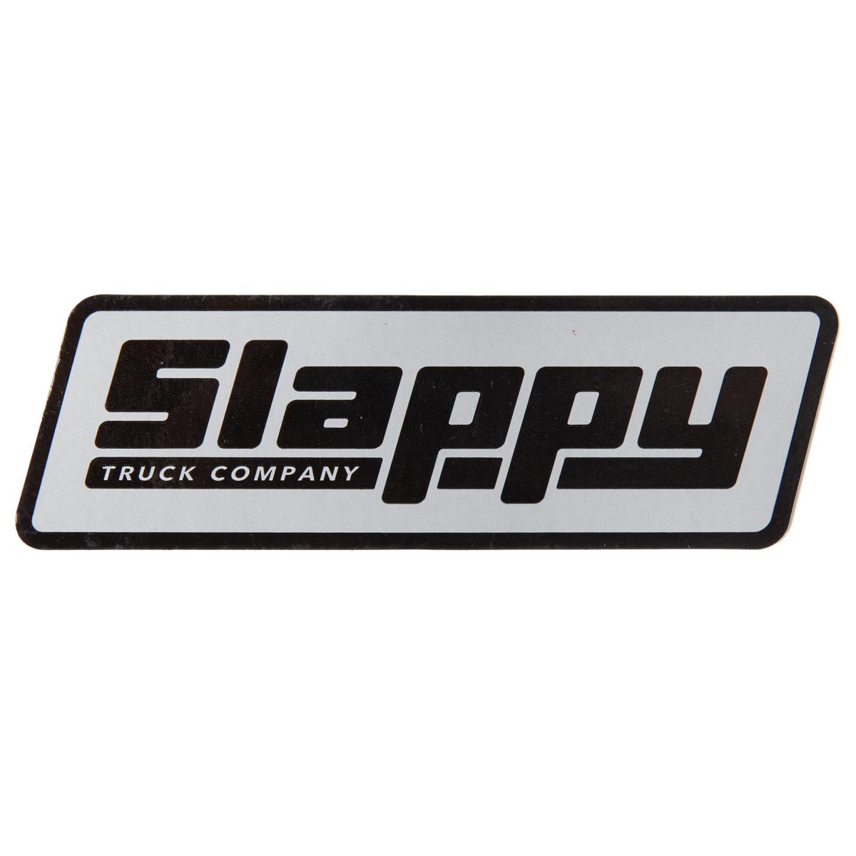 Slappy OG Logo Sticker - Grey/Black image 1
