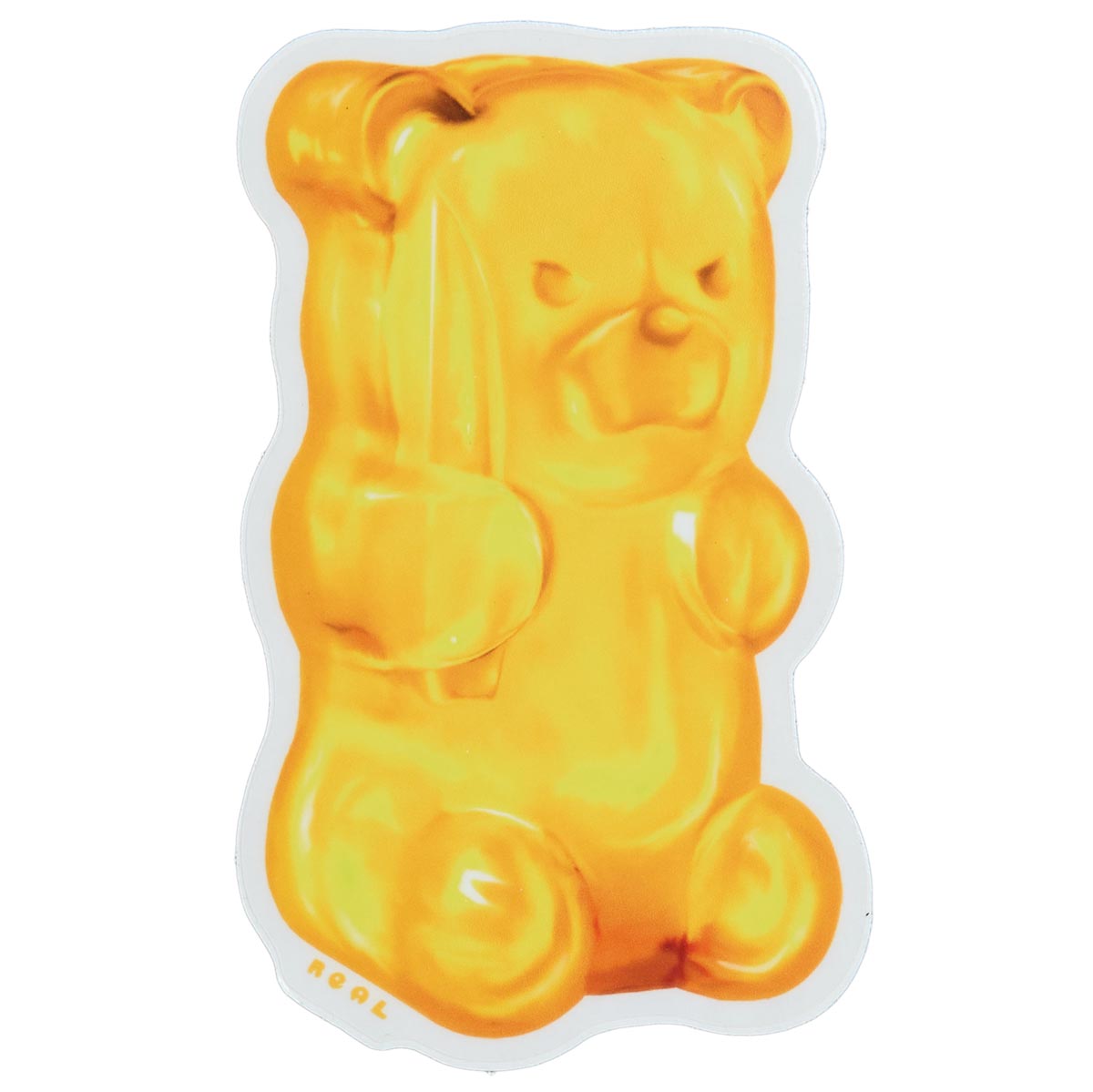 Real Fun Bear MD Sticker - Yellow image 1