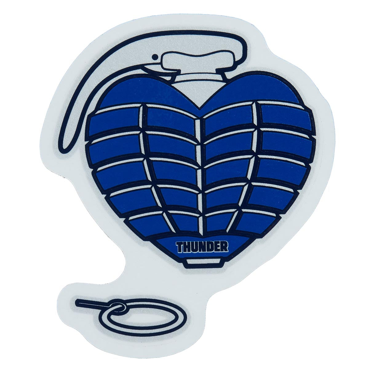 Thunder OG Grenade Sticker - Blue image 1