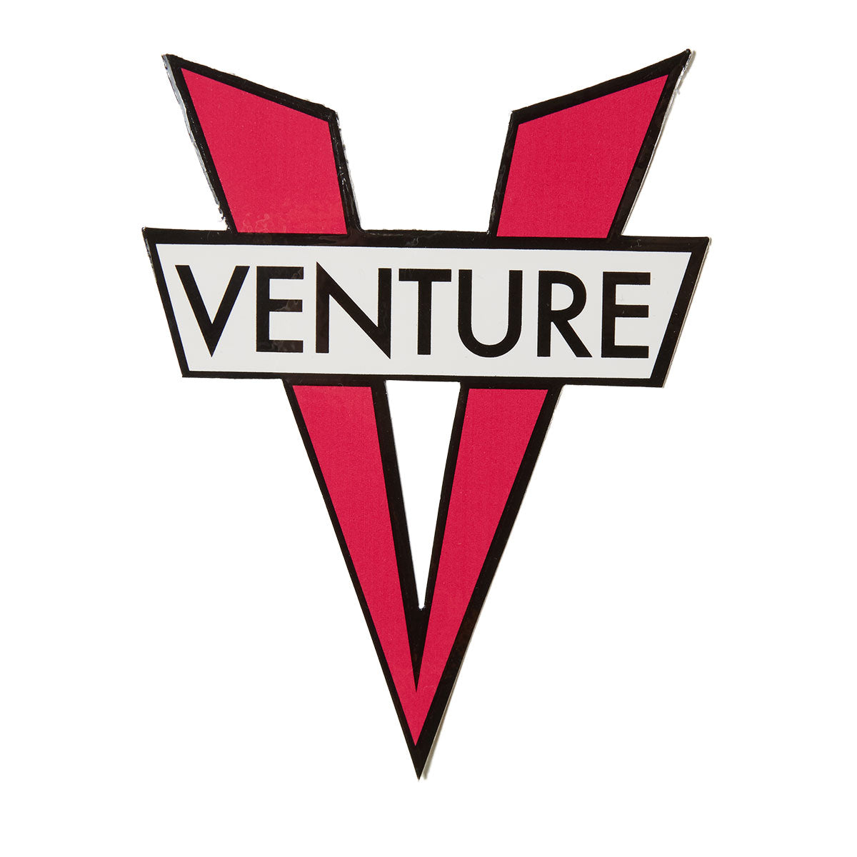Venture V Die-Cut MD Sticker - Pink image 1