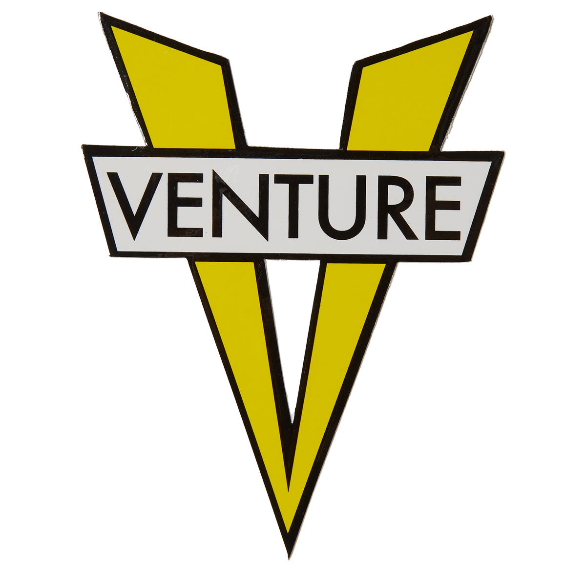 Venture V Die-Cut MD Sticker - Yellow image 1