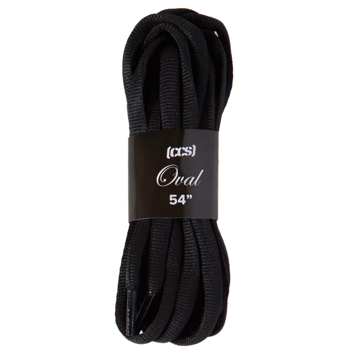 CCS Oval Shoelaces - Black image 1