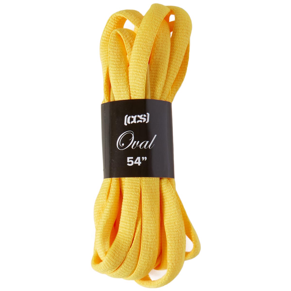 CCS Oval Shoelaces - Yellow image 1