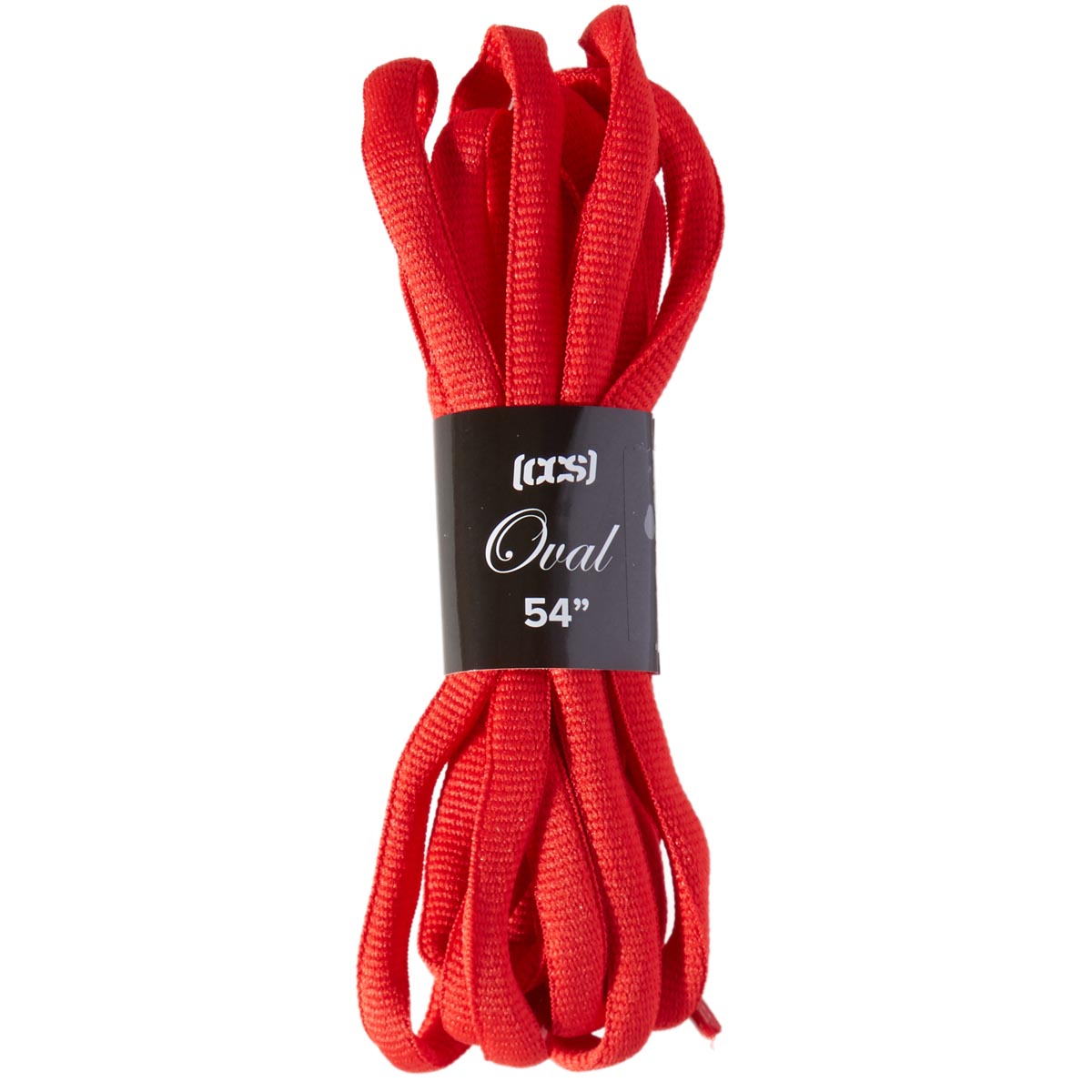 CCS Oval Shoelaces - Red image 1