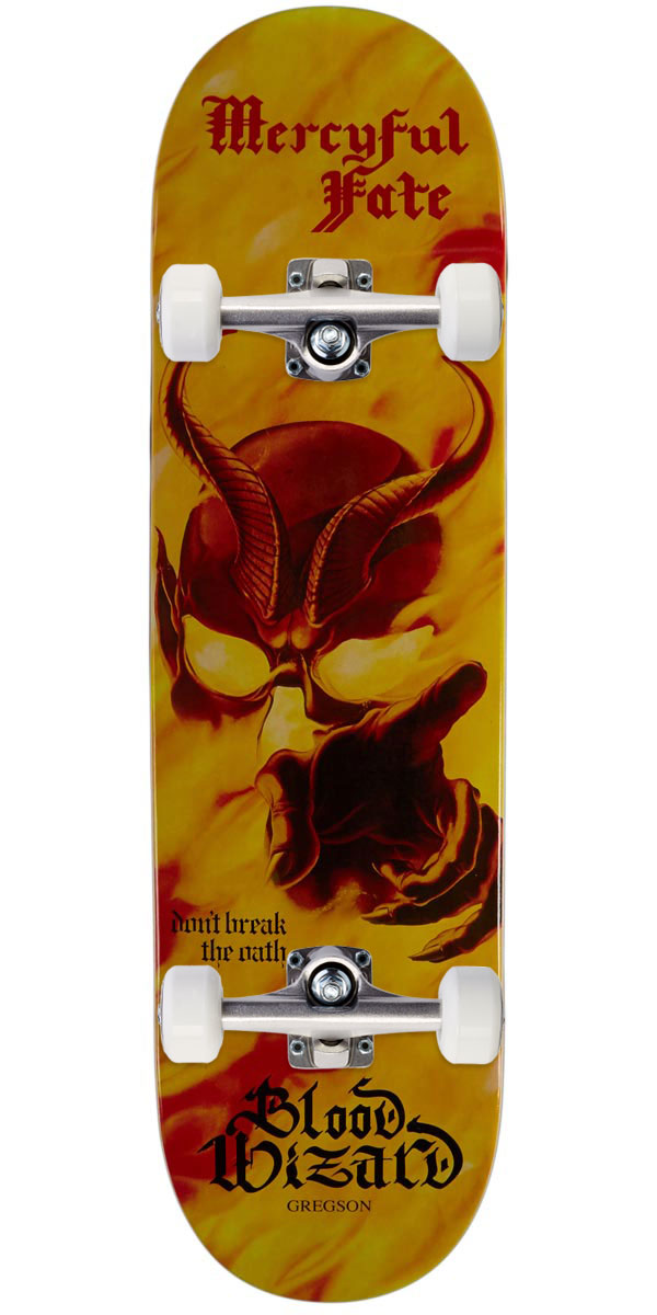 Blood Wizard x Mercyful Fate Gregson Skateboard Complete - 8.75