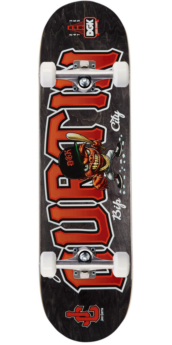 DGK Bip City Jack Curtin Skateboard Complete - Black - 8.38