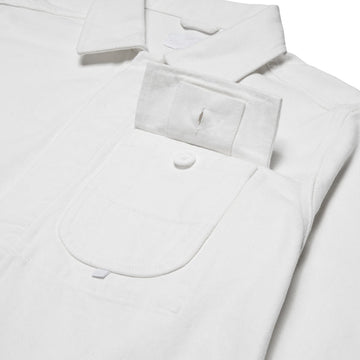 CCS French Cropped Chore Jacket - White