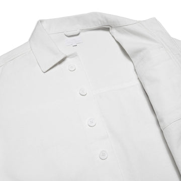 CCS French Cropped Chore Jacket - White