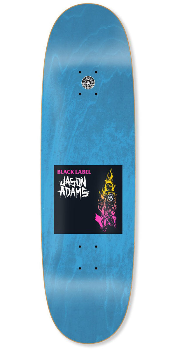 Black Label Jason Adams Suffer Custom Egg Skateboard Complete - 9.00