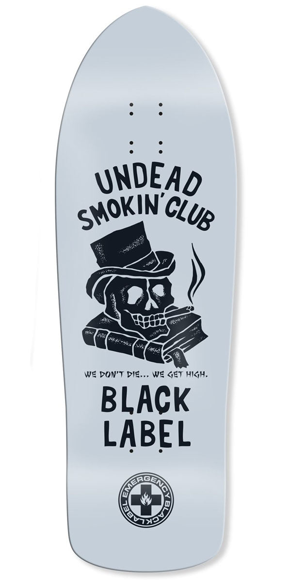Black Label Undead Smokin Club Skateboard Deck - 10.25