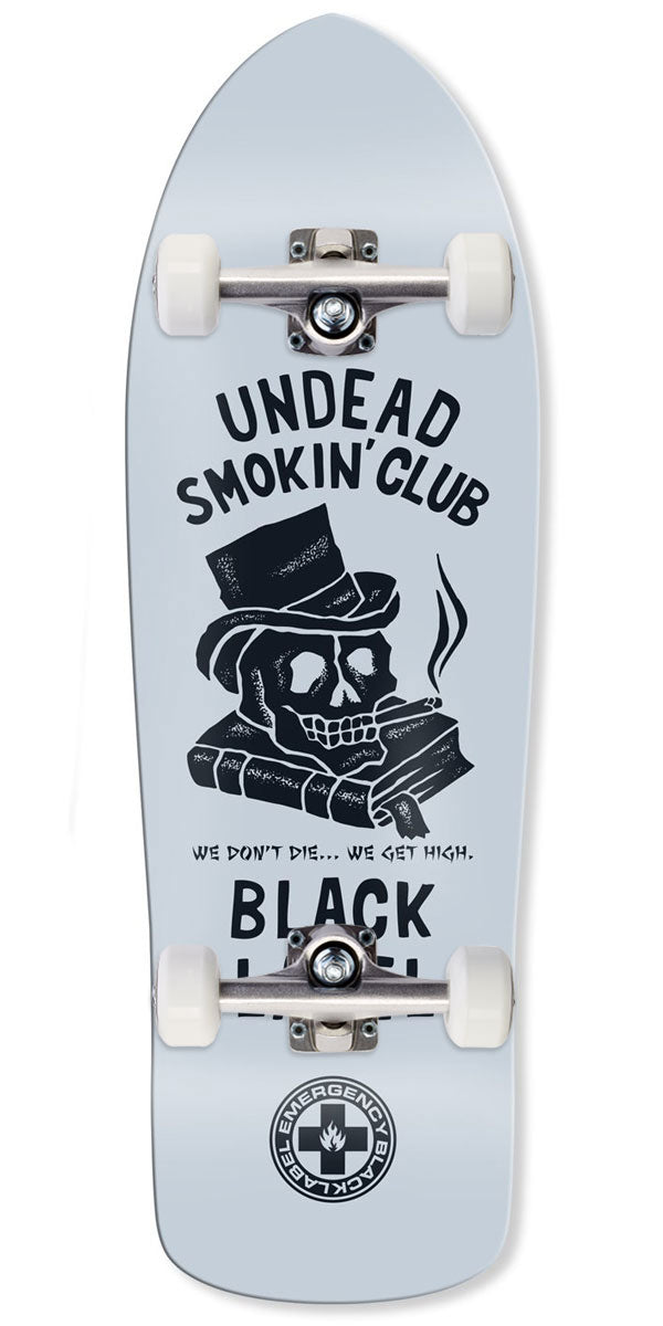 Black Label Undead Smokin Club Skateboard Complete - 10.25
