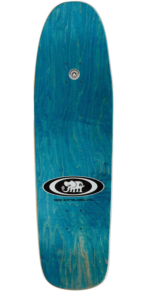 Black Label Thumbhead Oval Custom Nash Shaped Skateboard Complete - Assorted Stains - 9.25