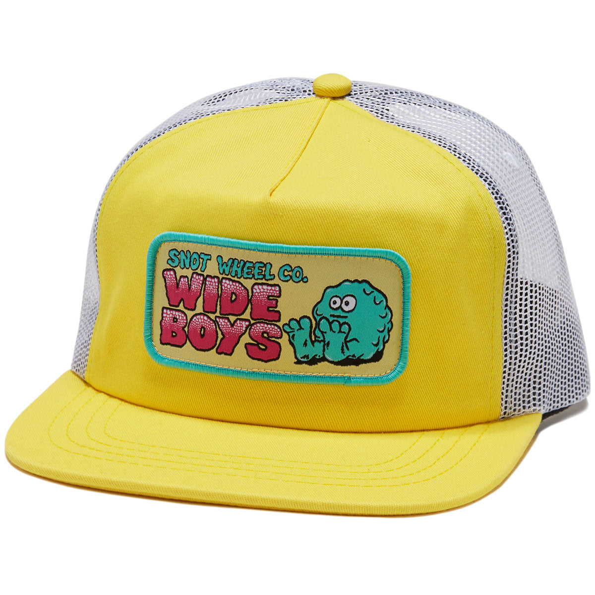 Snot Wide Boy Classic Trucker Hat - Yellow image 1