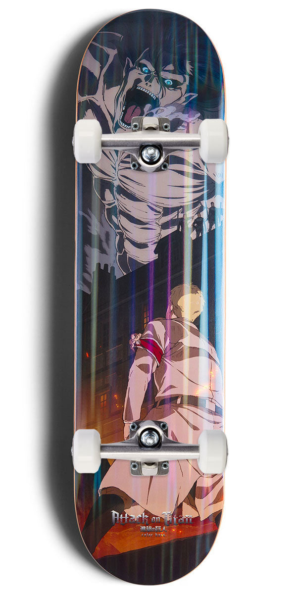 Color Bars x Attack On Titan Destroy Skateboard Complete - 8.25
