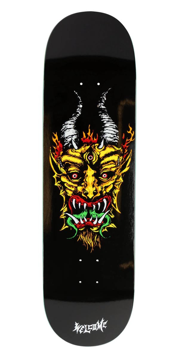 Welcome Light And Easy Skateboard Deck - Black - 9.00