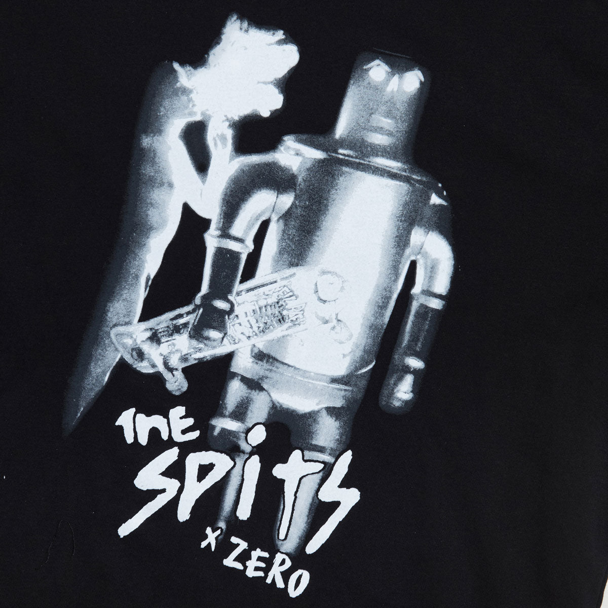 Zero x Spits Robot T-Shirt - Black image 2