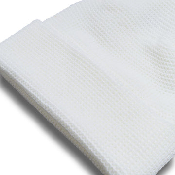 CCS Waffle Knit Beanie - White