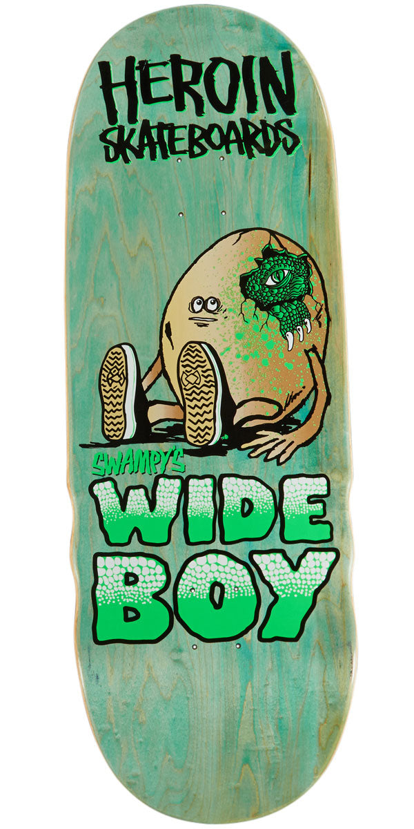 Heroin Swampy's Wideboy Skateboard Deck - 10.75