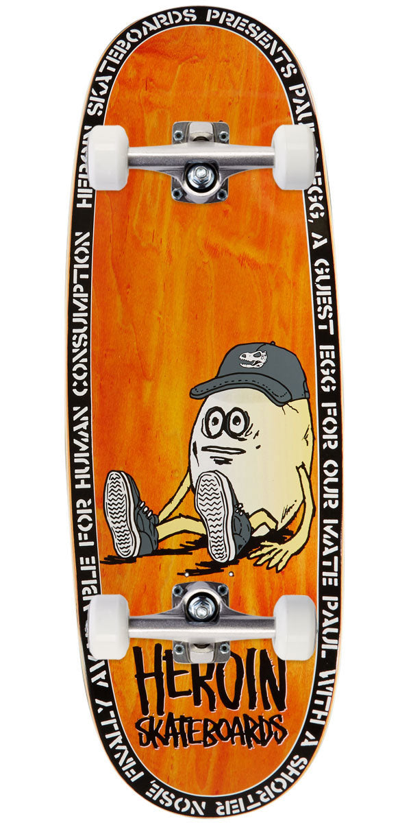 Heroin Pauls Egg Skateboard Complete - 10.40