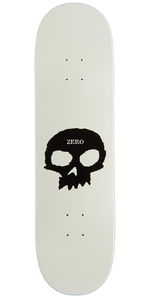 Zero Single Skull Skateboard Deck - Glow In The Dark Dipped - 8.50