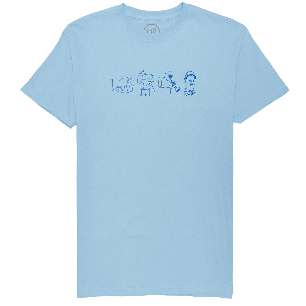 Transportation Unit Jazz Heads T-Shirt - Baby Blue image 1