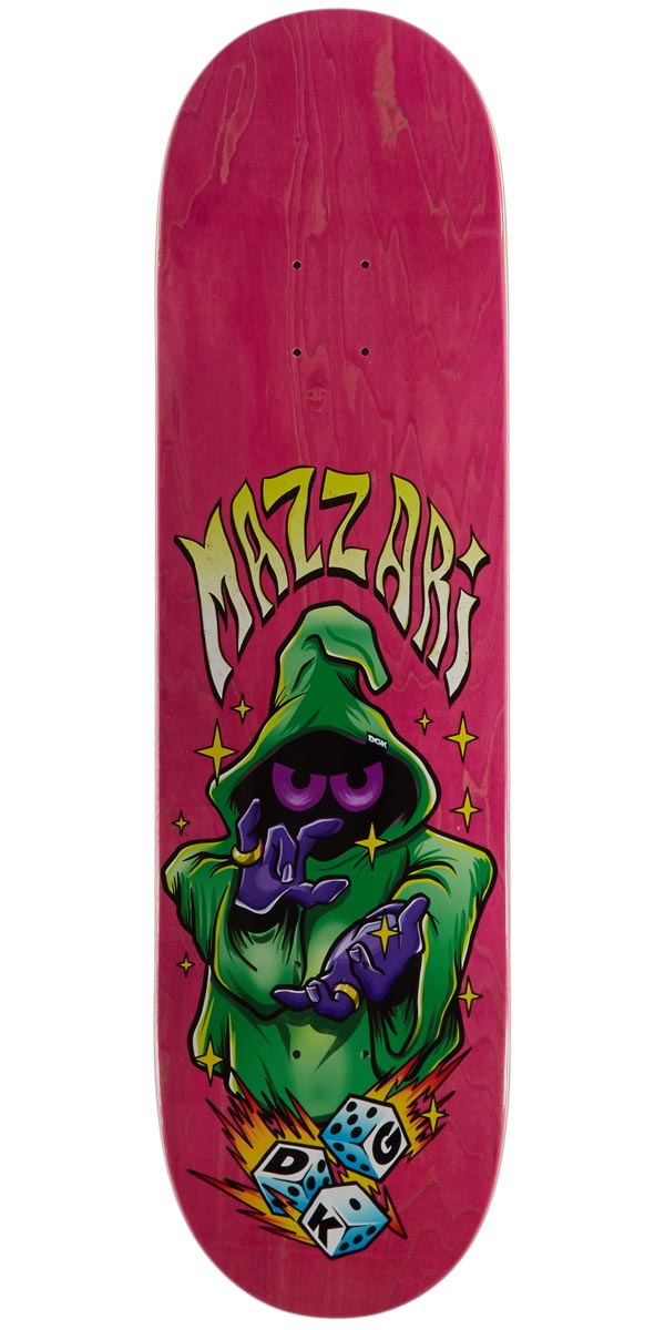 DGK Sorcery Mazzari Skateboard Deck - Magenta - 8.38
