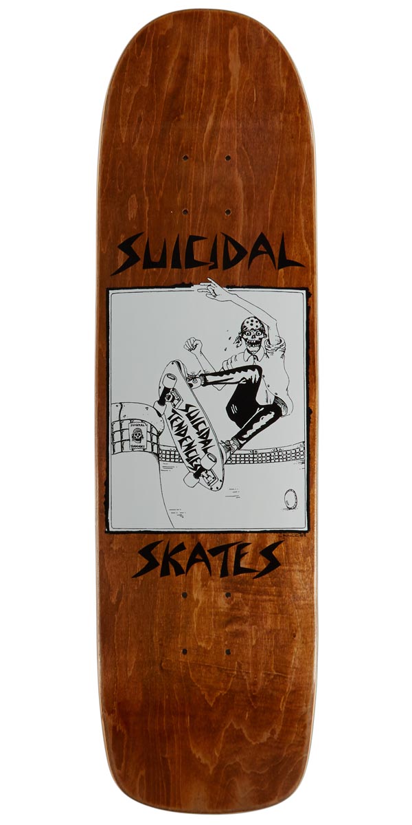Dogtown Suicidal Pool Skater Skateboard Deck - Assorted Stains - 8.50